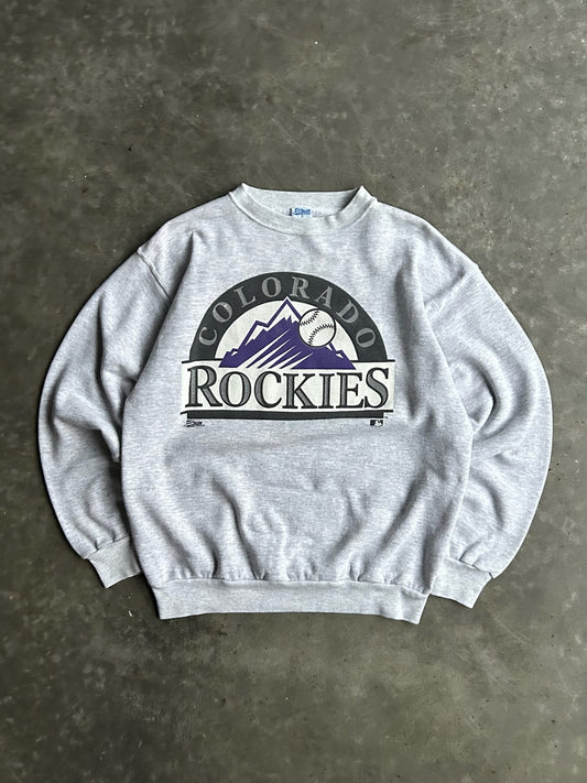 Vintage Colorado Rockies Crew - L