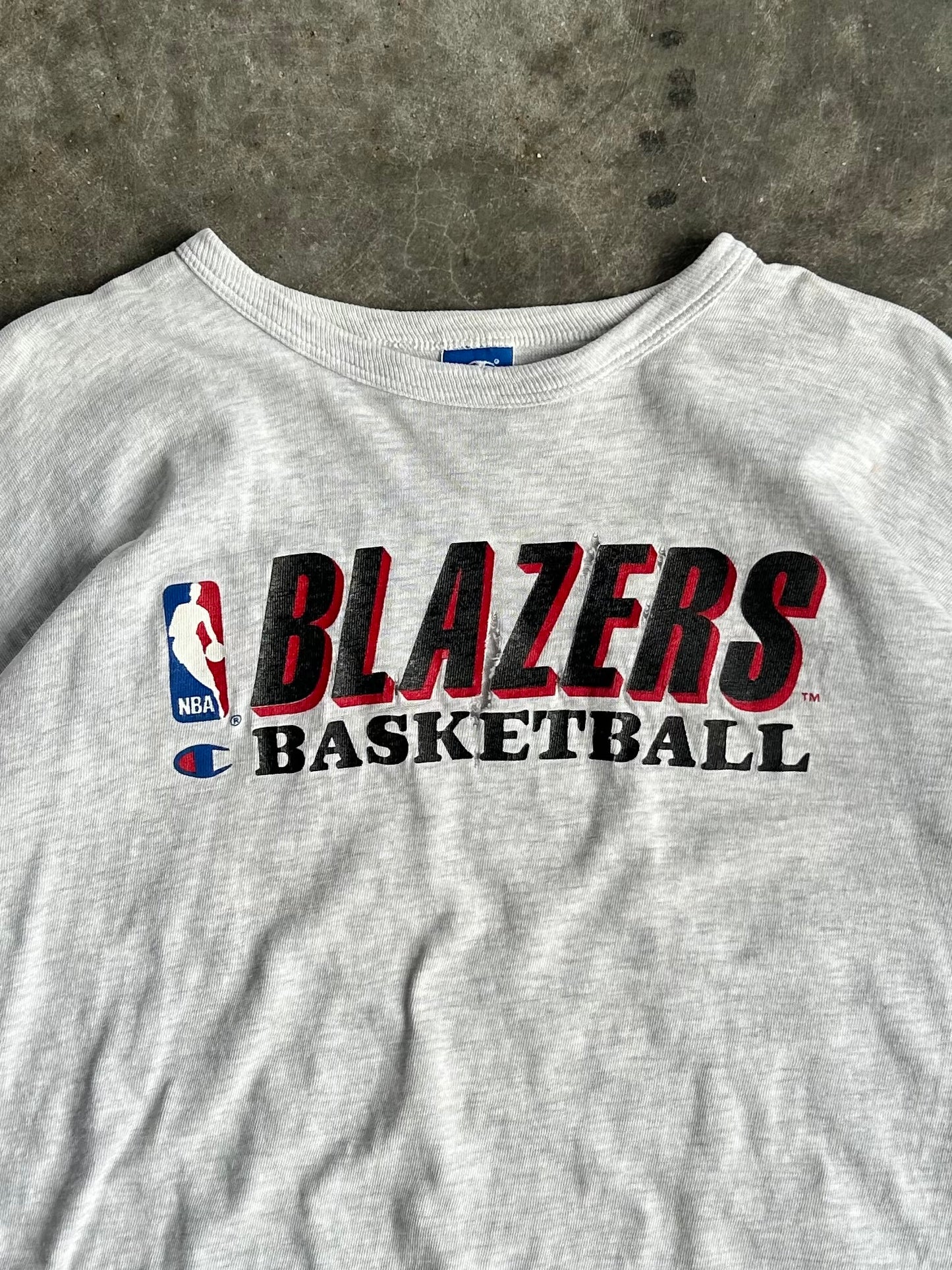 Vintage NBA Blazers Champion Tee - XXL