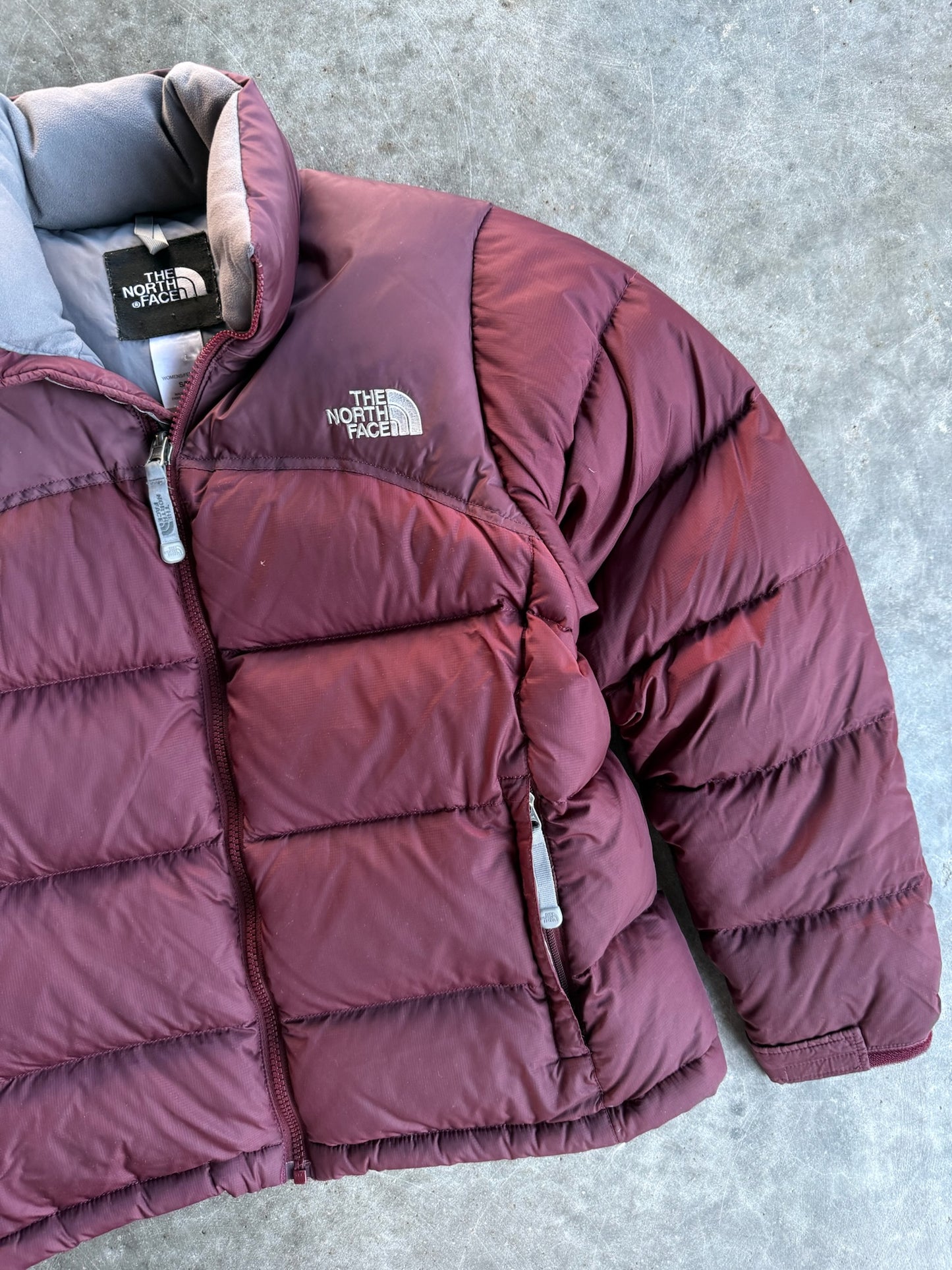 Vintage Plum North Face Puffer Jacket - S