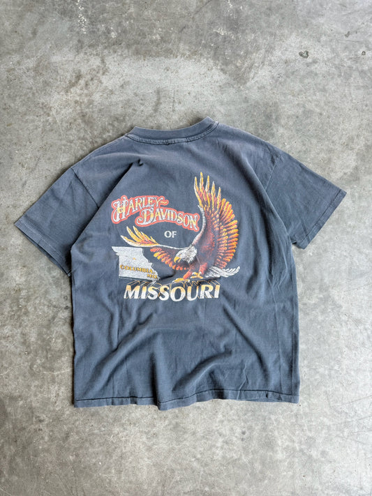 Vintage Single Stitch Harley Davidson Missouri Graphic Tee -XL