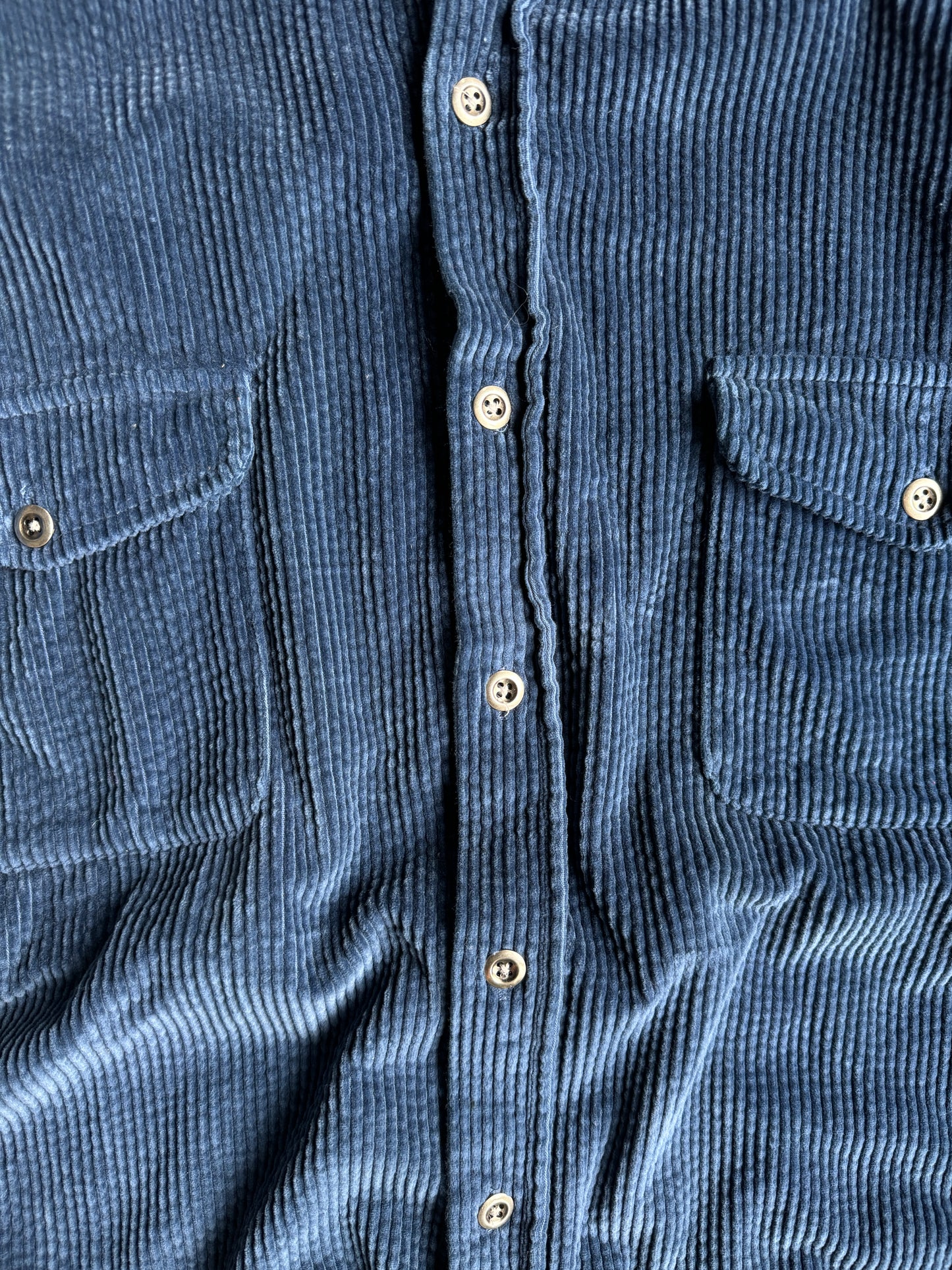 Vintage Greatland Navy Corduroy Button Up - M