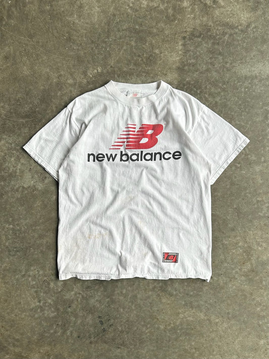 Vintage White New Balance Cross Country Tee - XL