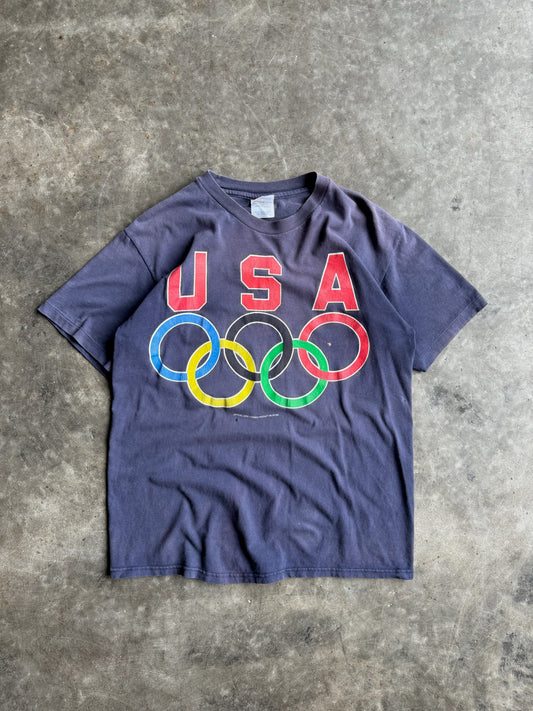 Vintage Navy USA Olympic Shirt - M