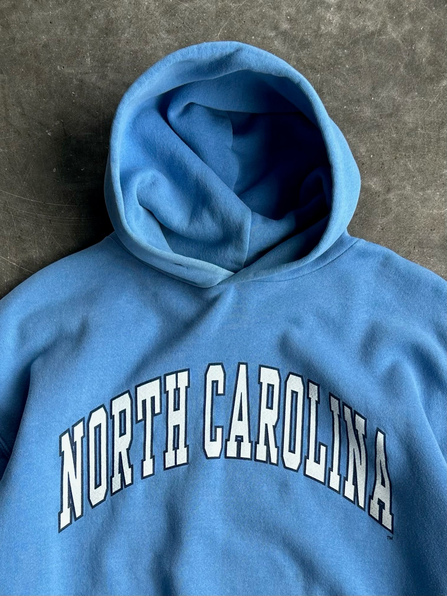 Vintage Blue North Carolina Hoodie - L