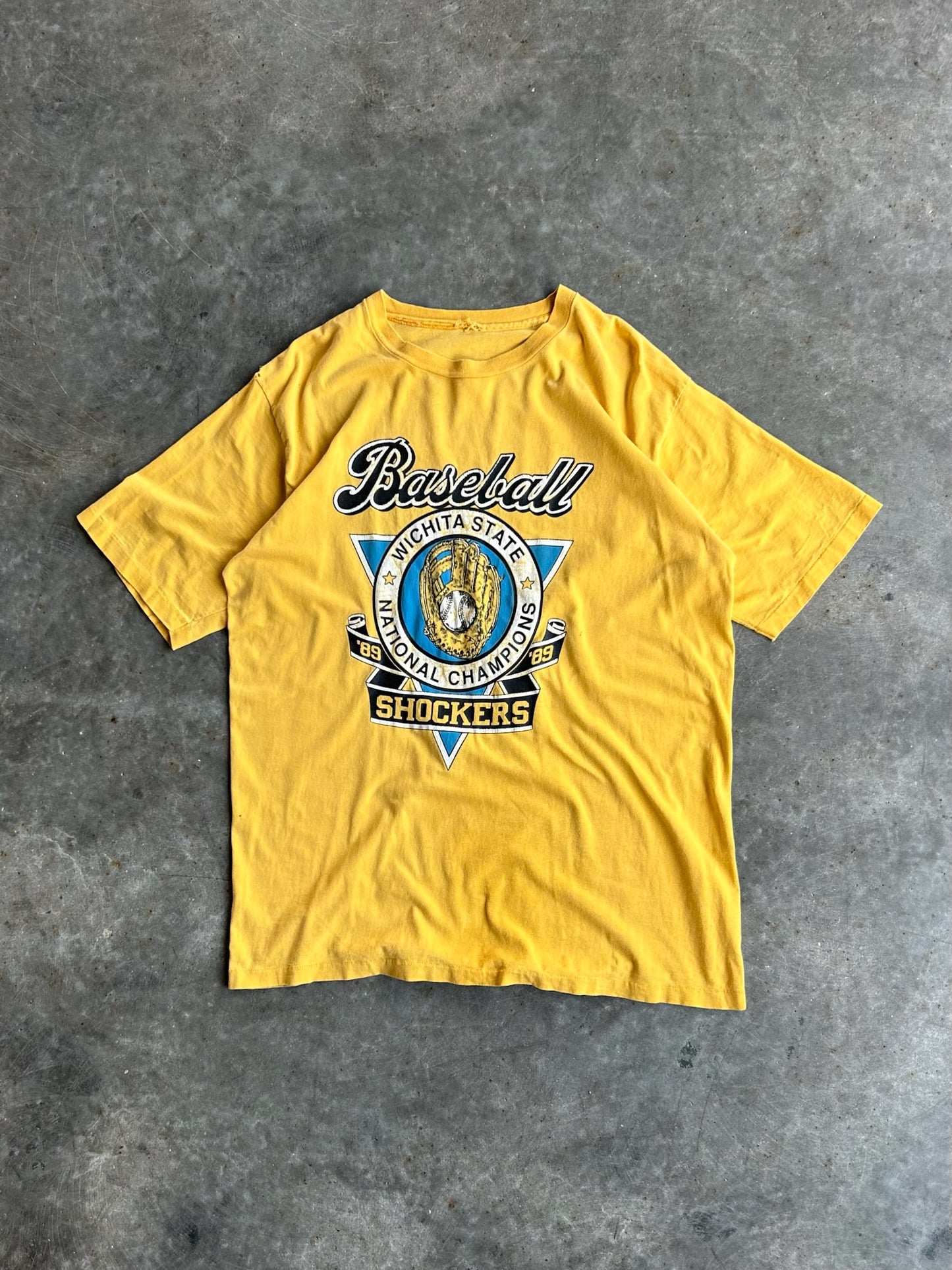 Vintage ‘89 Single Stitch Wichita State Baseball Shirt - L