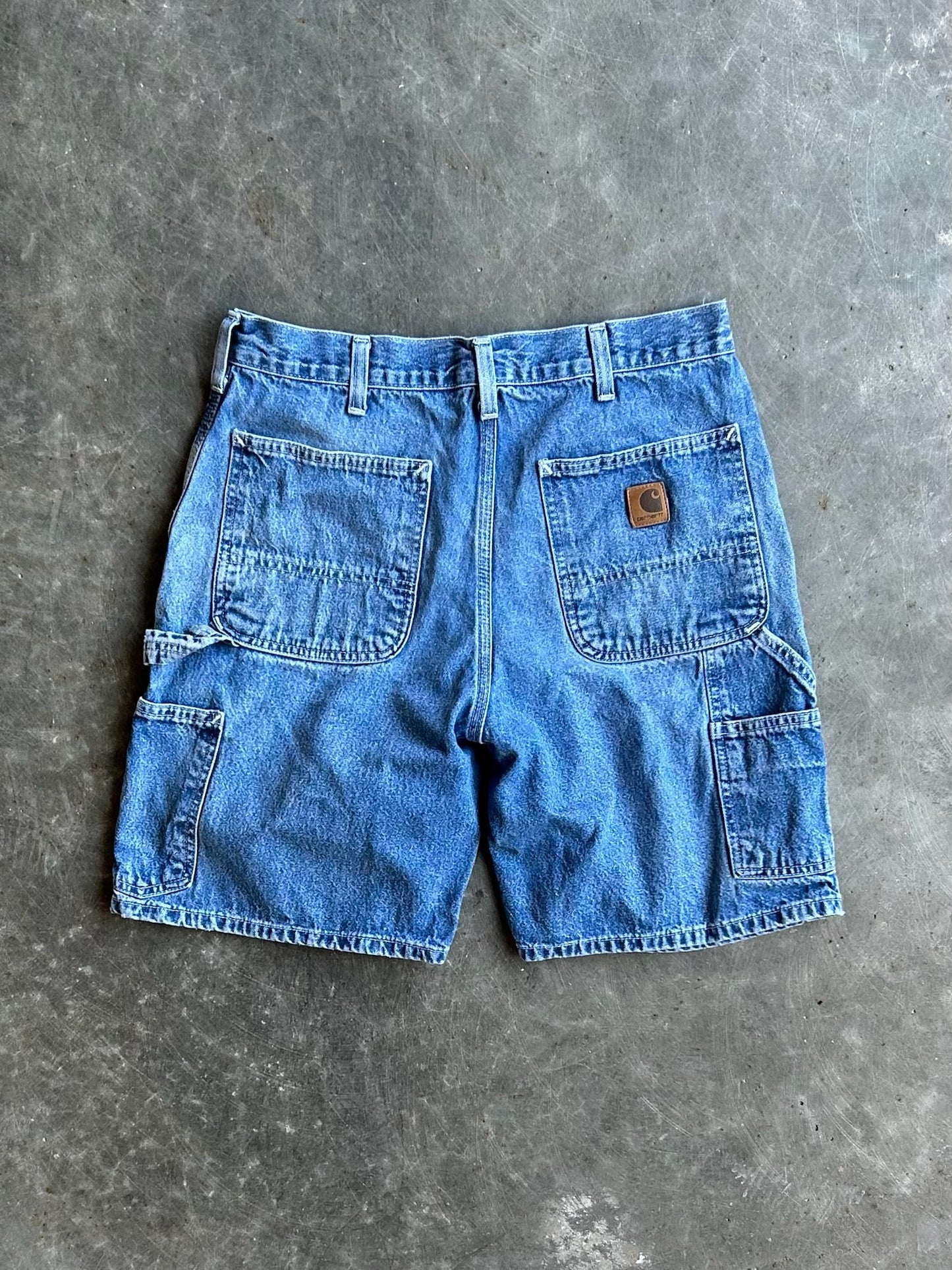 Vintage Carhartt Denim Carpenter Shorts - 31