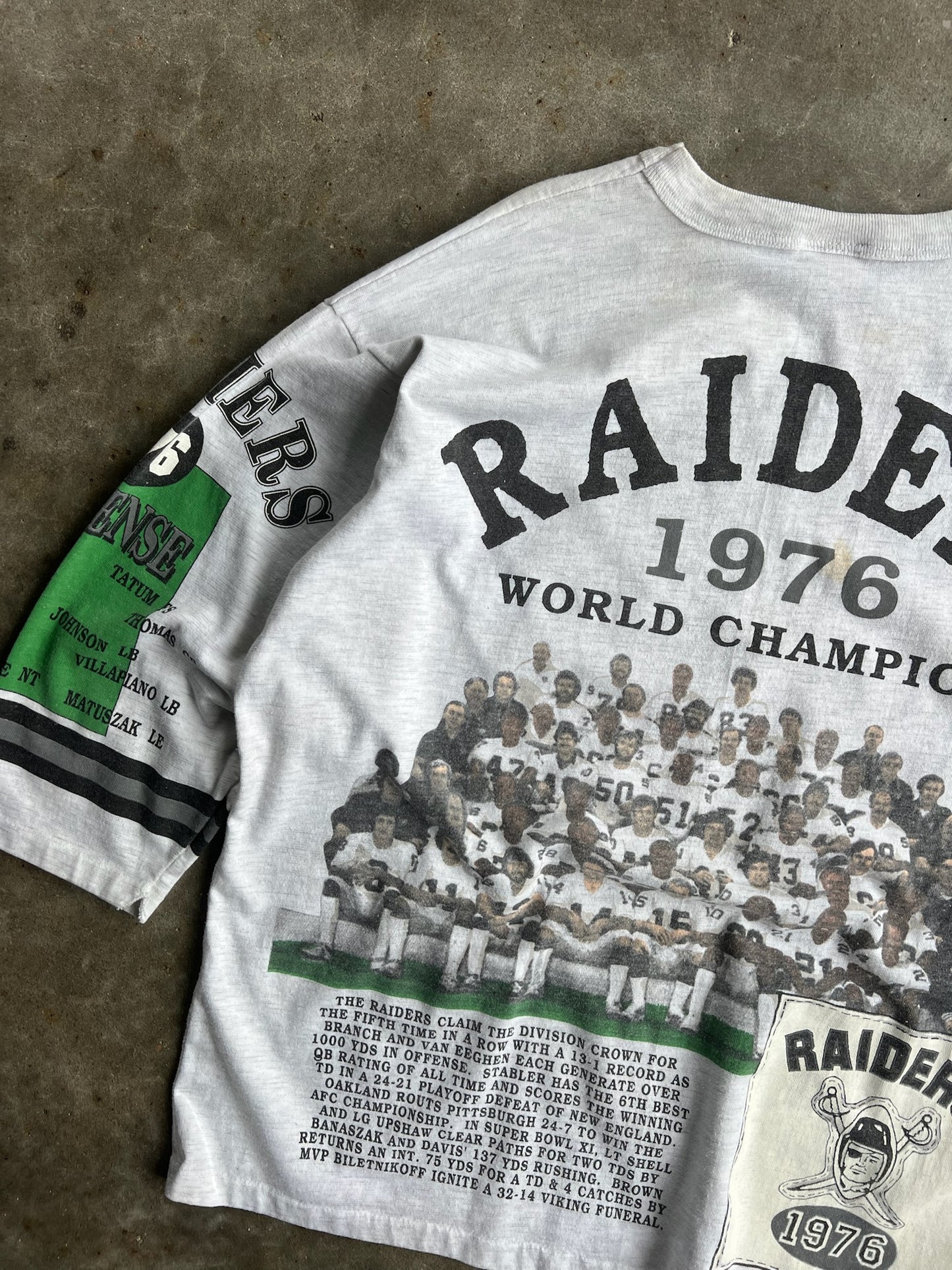 Vintage Raiders Single Stitch Long Gone Shirt - XL