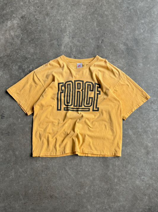 Vintage Yellow Nike Force Shirt - XL