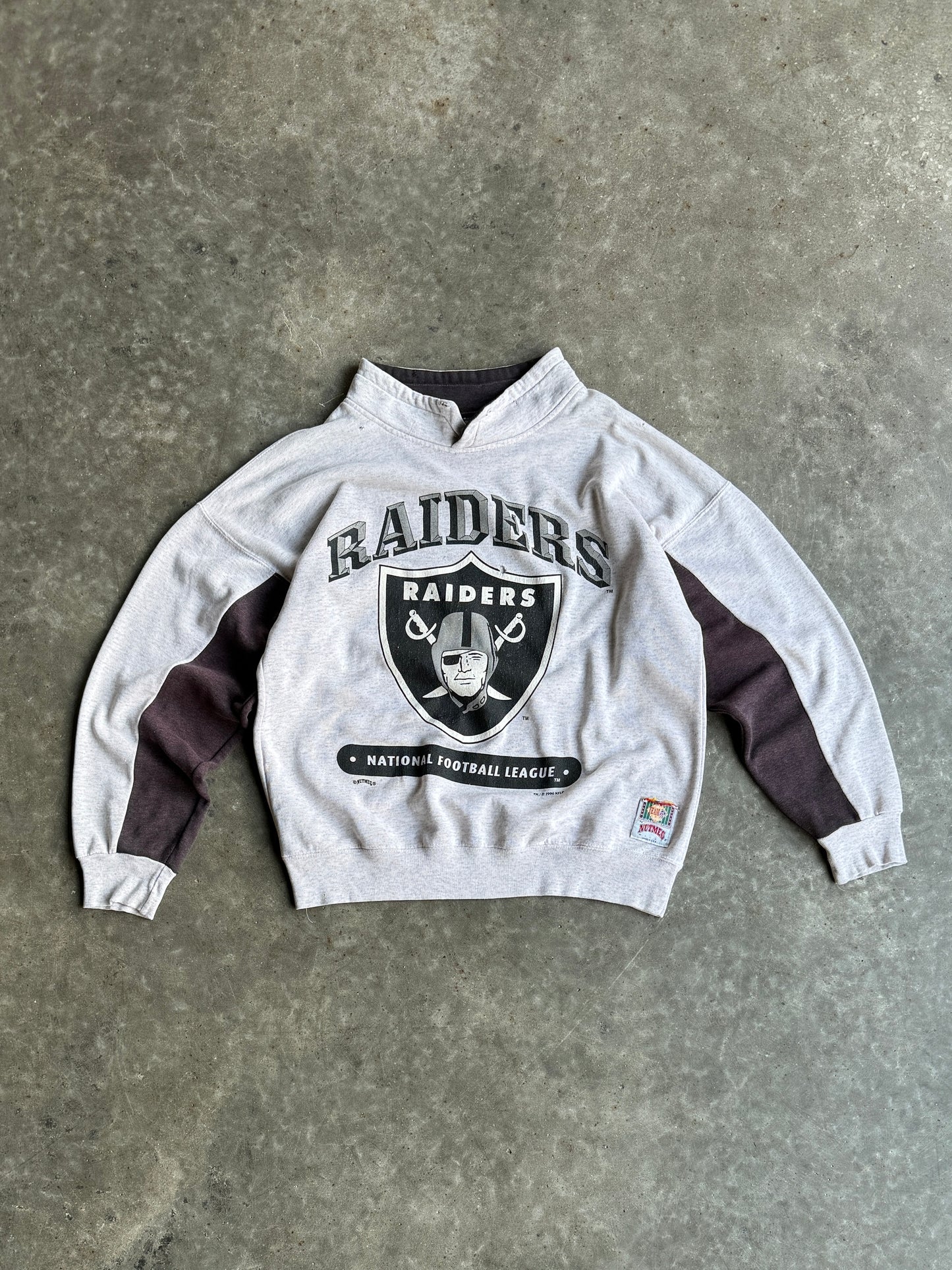 Vintage Raiders NFL Crew - M