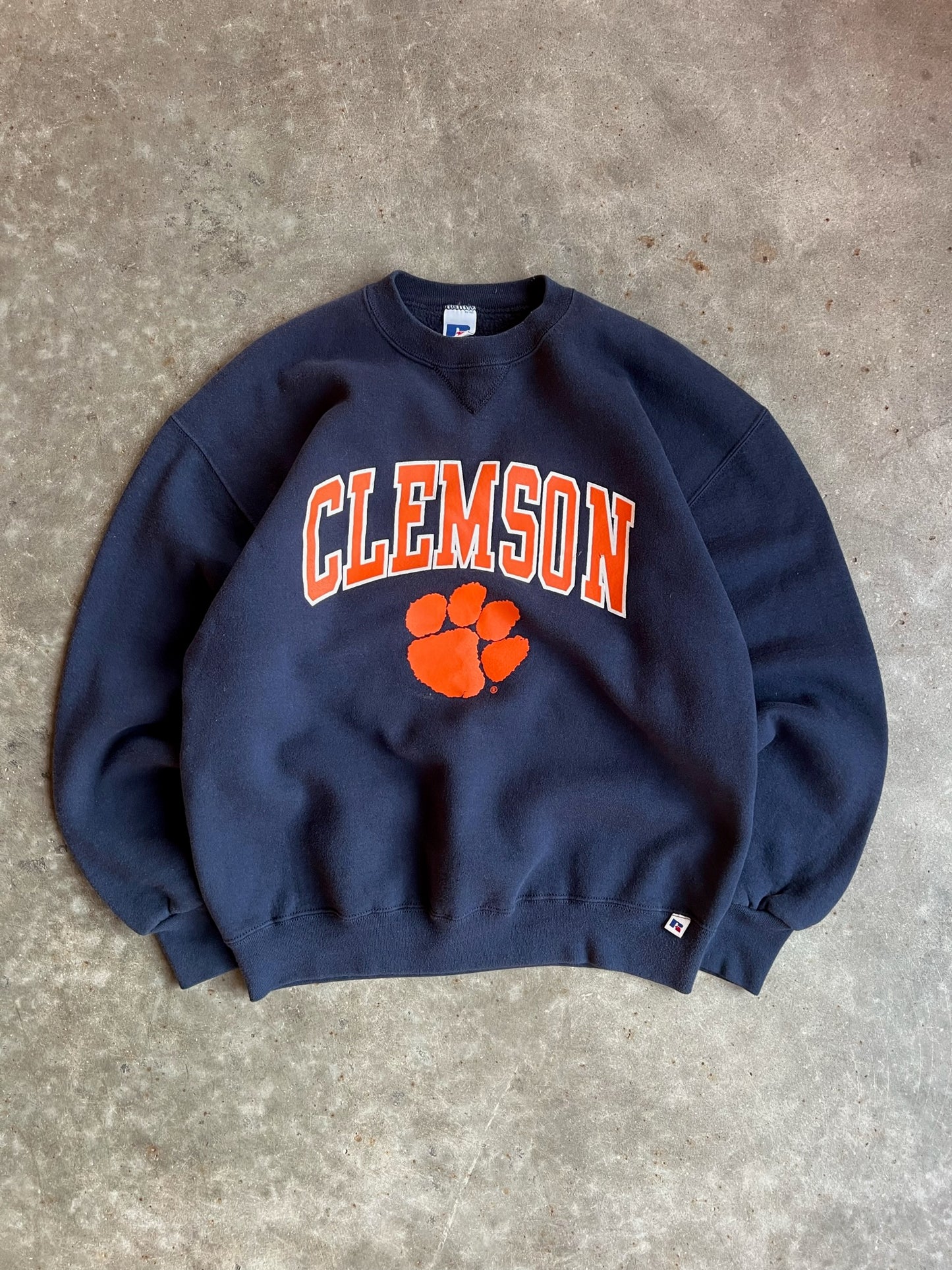 Vintage Clemson University Crew - L