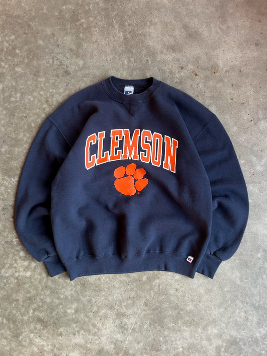 Vintage Clemson University Crew - L