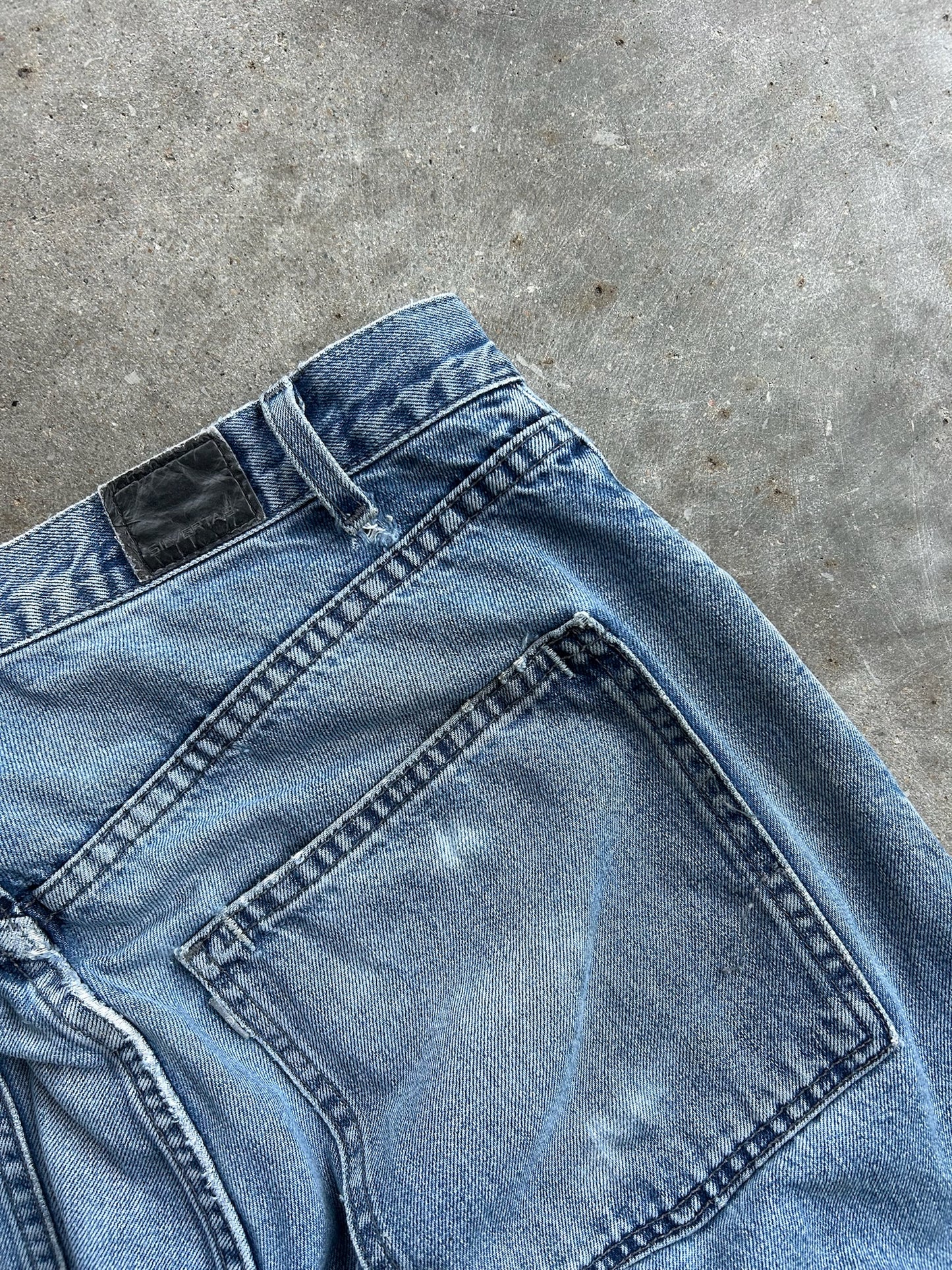 Vintage Distressed SilverTab Denim Pants - 34