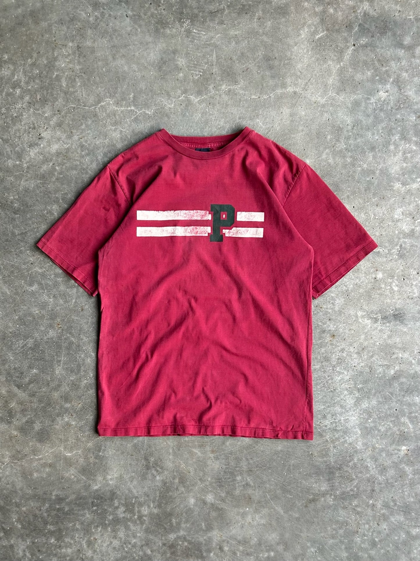 Vintage Red Polo Ralph Lauren Tee - XL