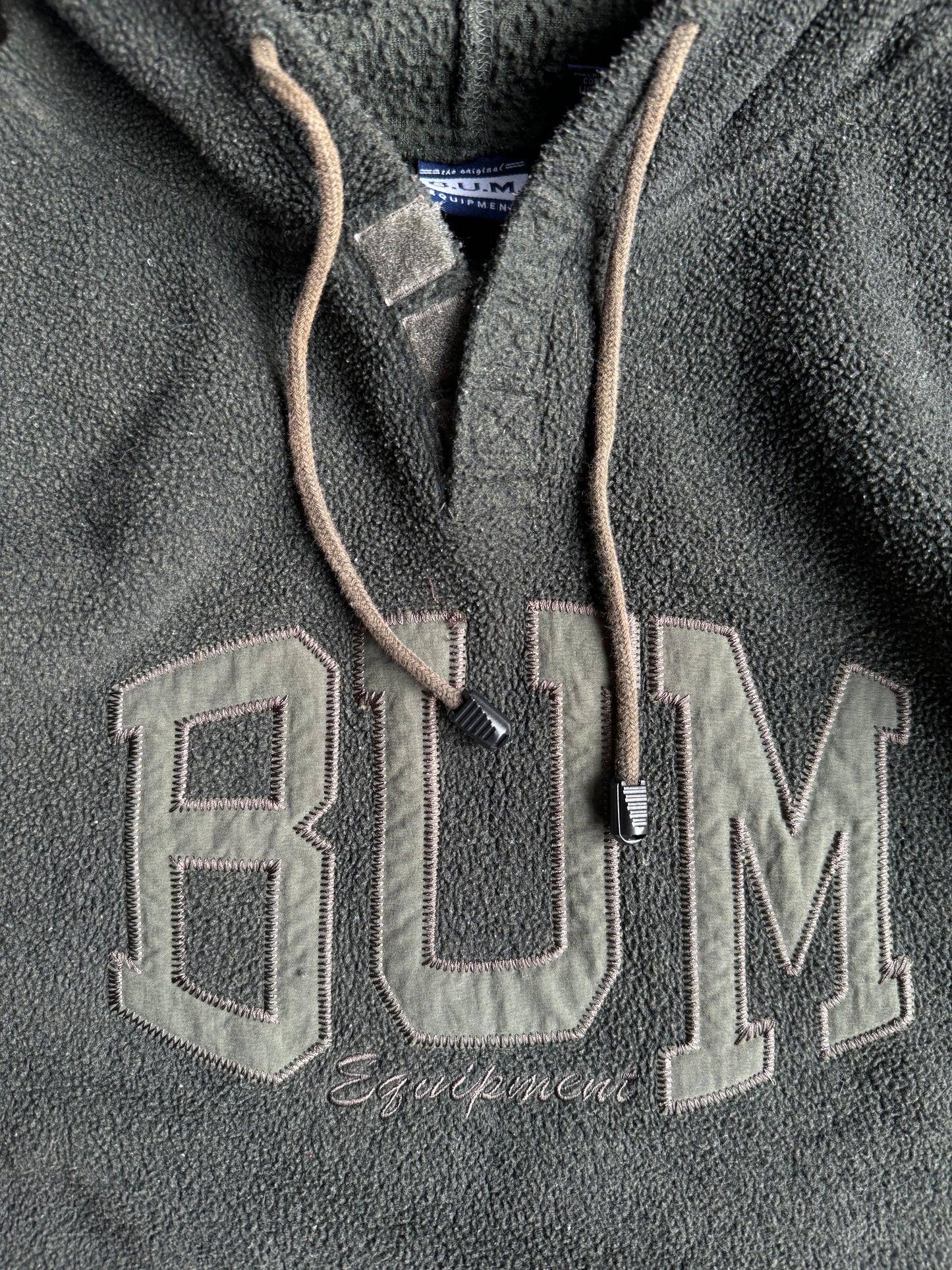 Vintage Bum Equipment Green Fleece Hoodie - XL