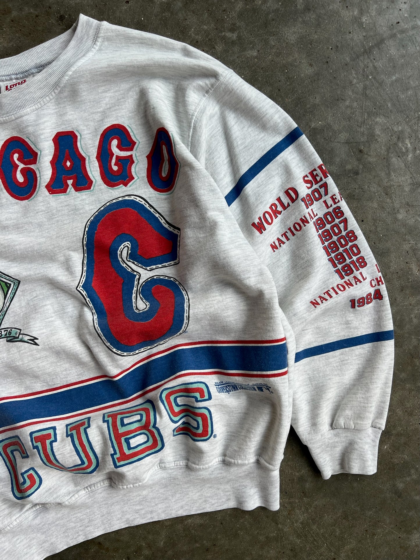 Vintage Chicago Cubs Long Gone Crew - L