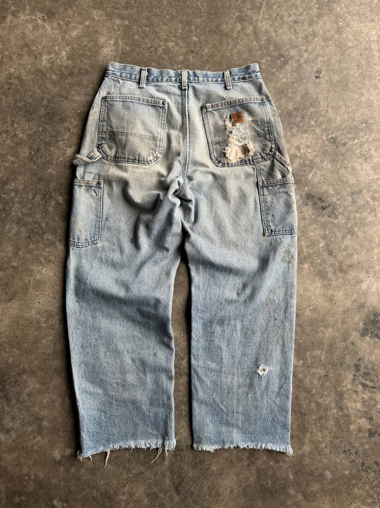 Vintage Distressed Double Knee Carhartt Carpenter Pants - 32