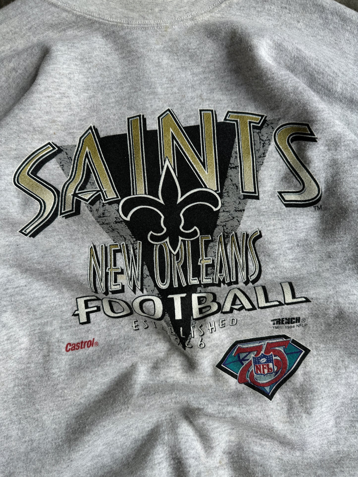 Vintage New Orleans Saints Crew - XL