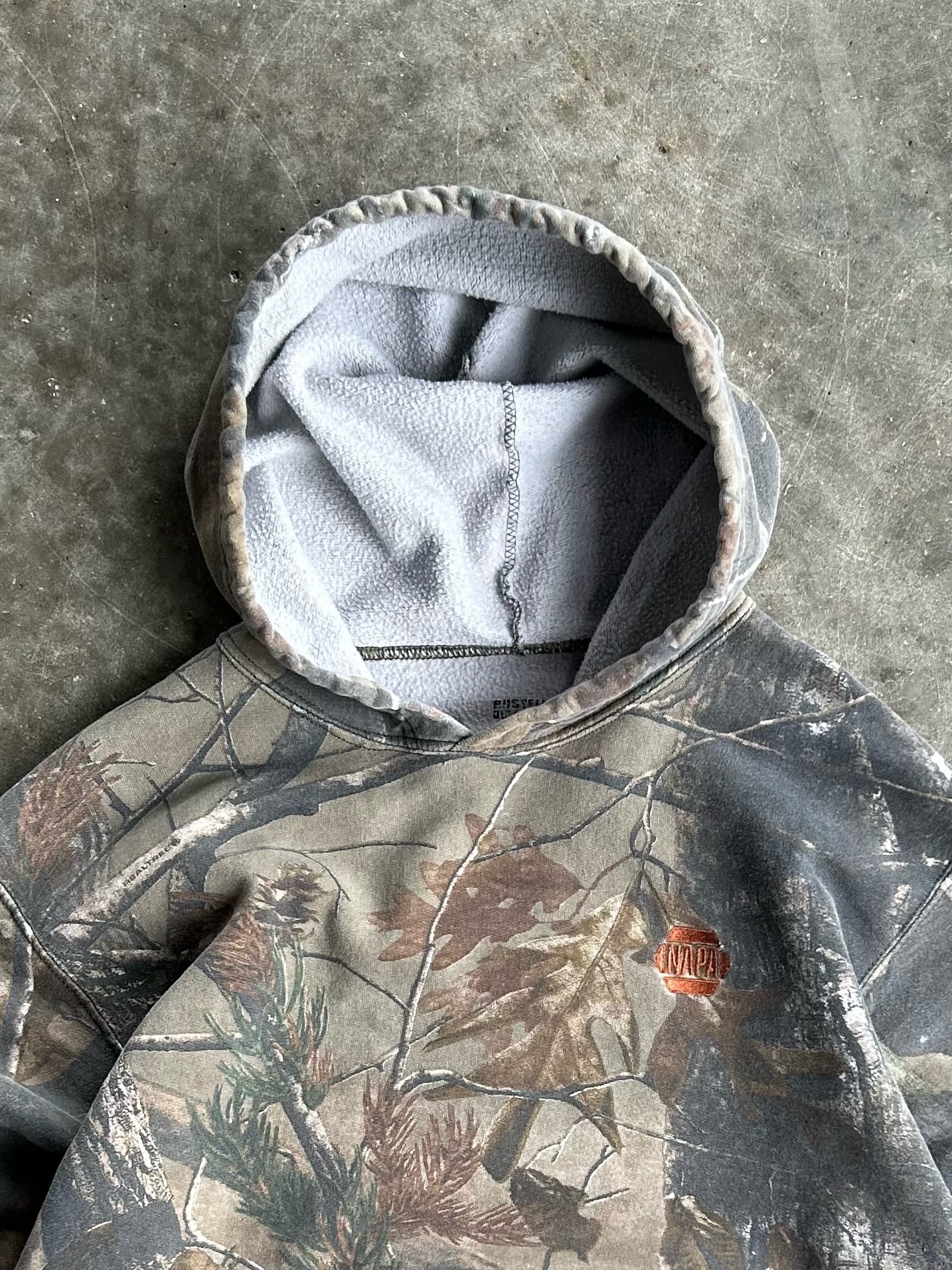 Vintage Camo Napa Faded Hoodie - M