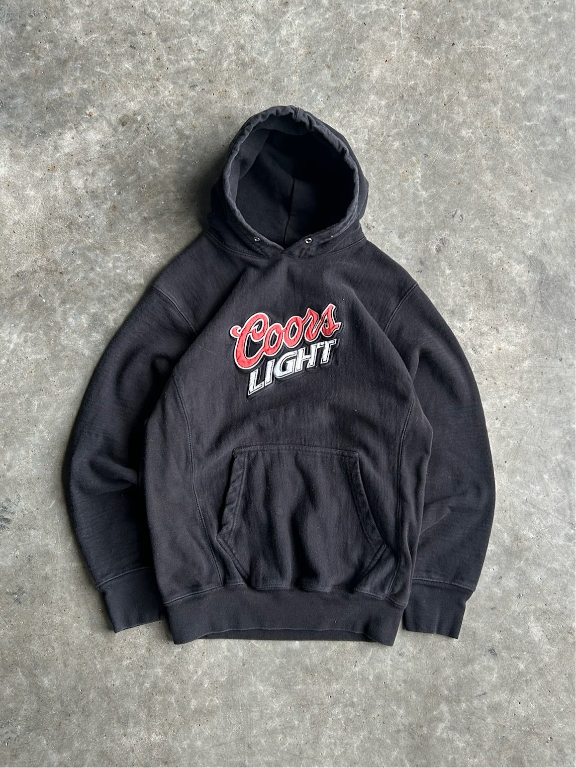 Vintage Black Coors Light Hoodie - S