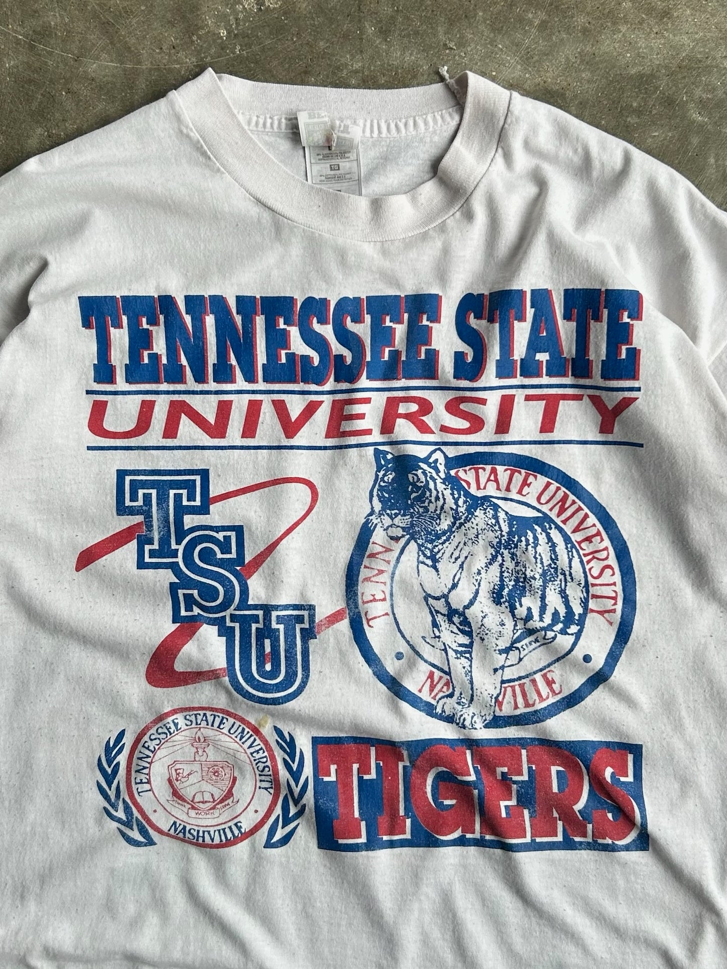 Vintage Tennessee State University Tigers Tee - XL