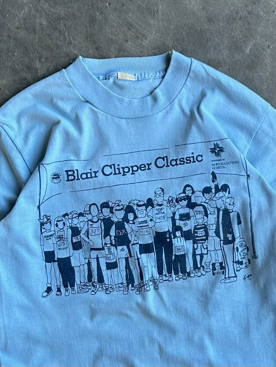 True Vintage Blair Clipper Classics Long Sleeve Tee - S