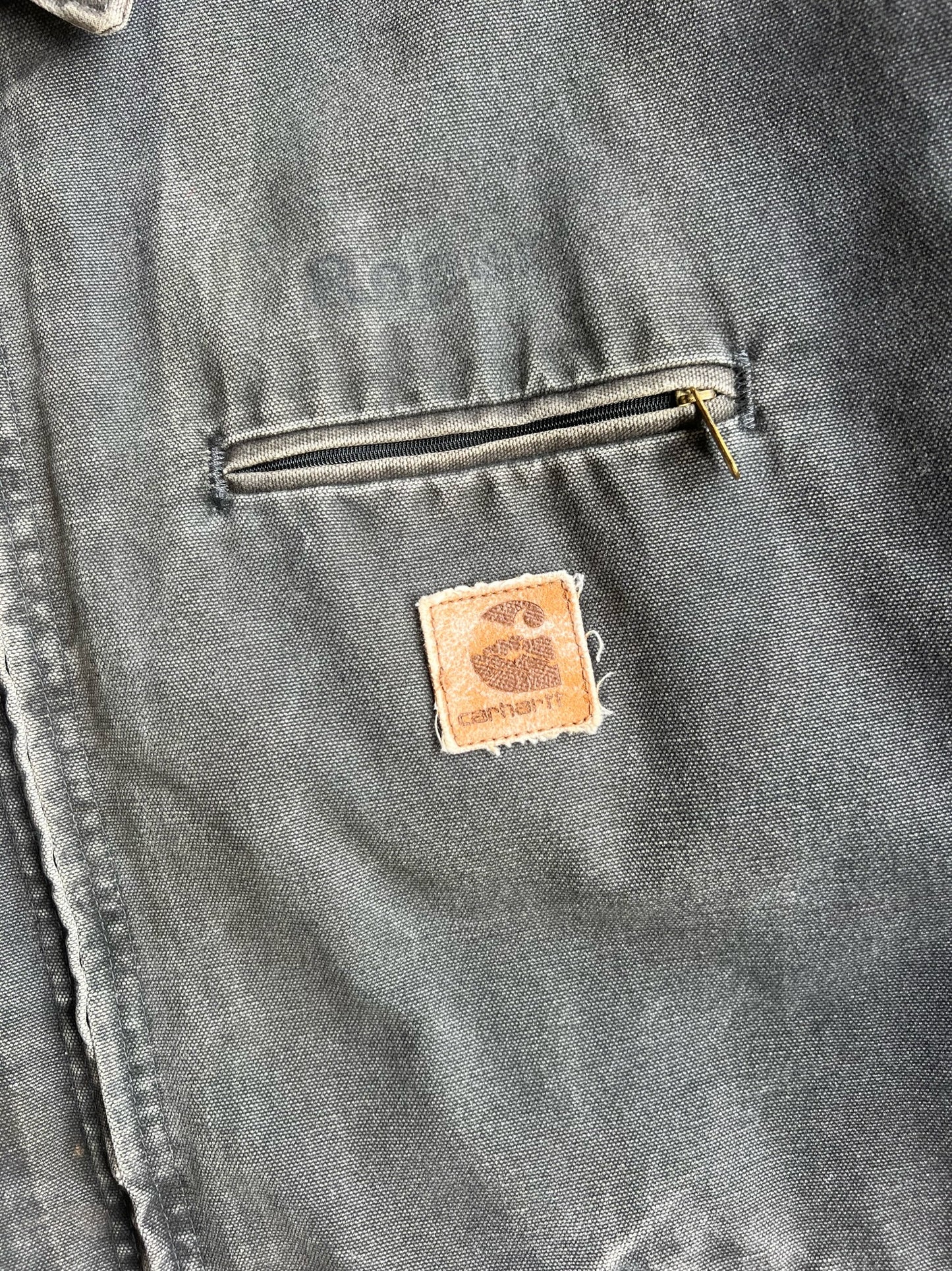 Vintage Faded Flannel Lined Carhartt Detroit Jacket - XXL