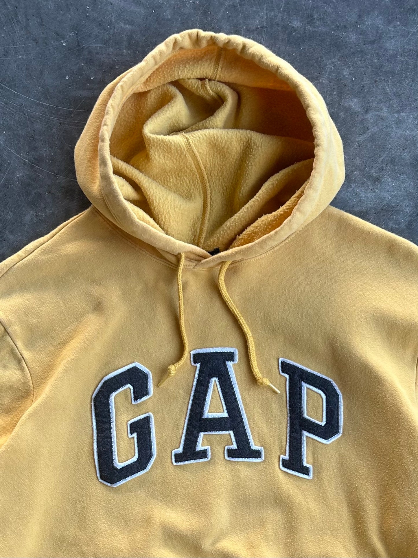 Vintage Yellow GAP Hoodie - L