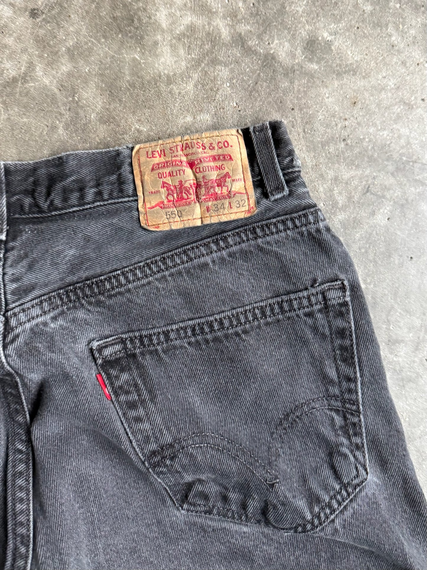 Vintage 550 Levi’s Black Denim Pants - 30