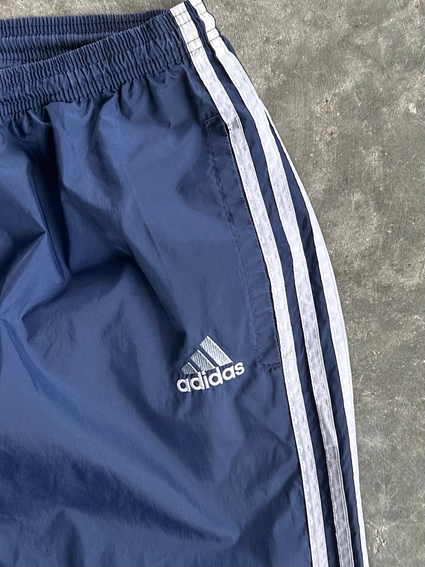 Vintage Navy Adidas Track Pants - L