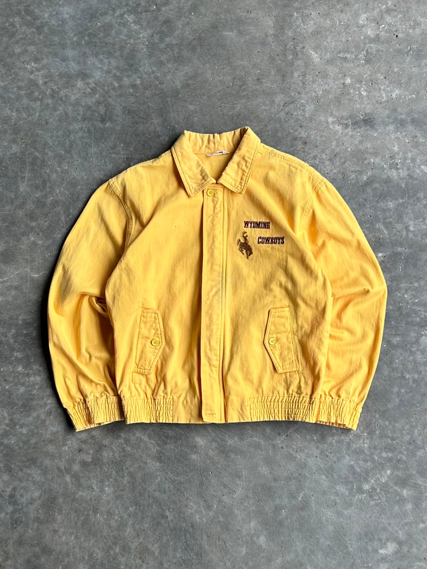 Vintage Wyoming Cowboys Zip Up Jacket - M