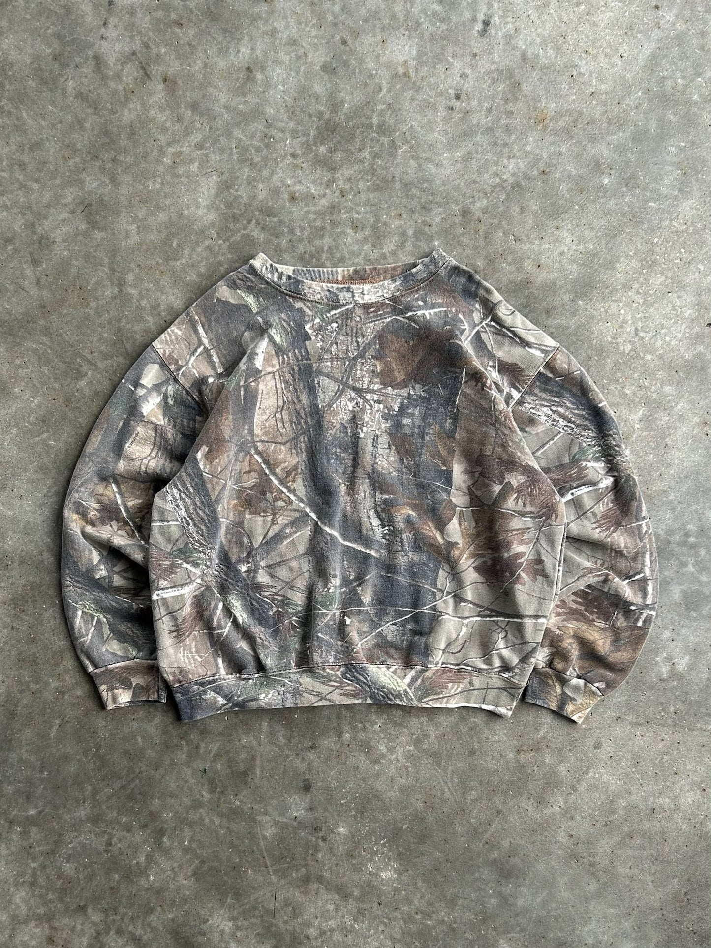 Vintage Faded Liberty Camo Crew - L