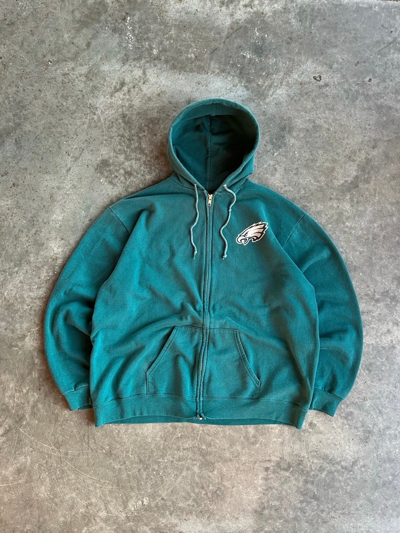 Vintage Philadelphia Eagles Zip Up - XL