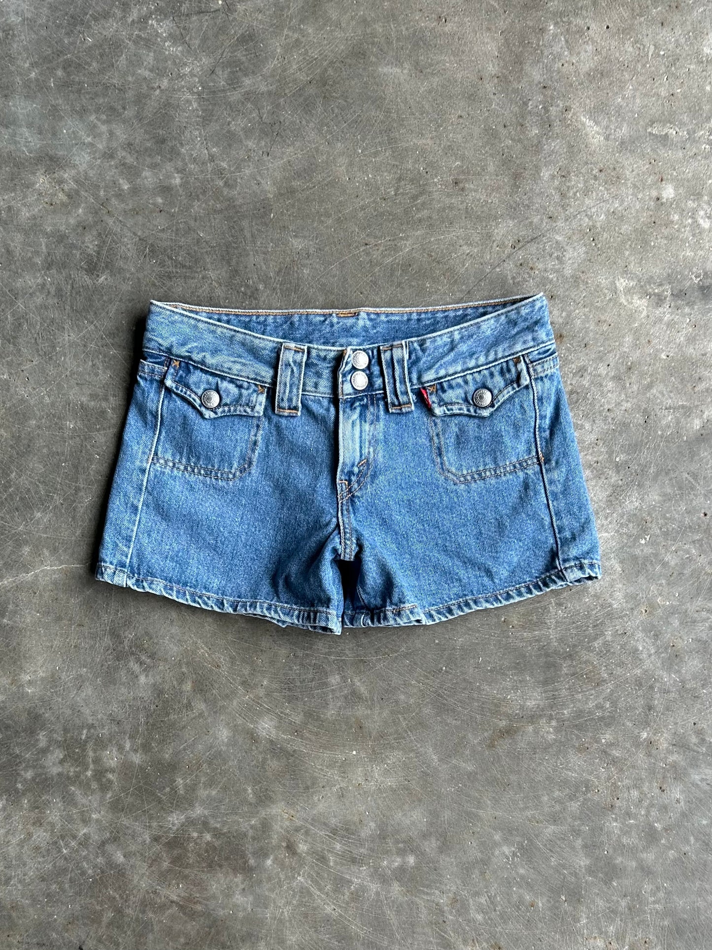 Vintage Levi’s Micro Denim Shorts - 28