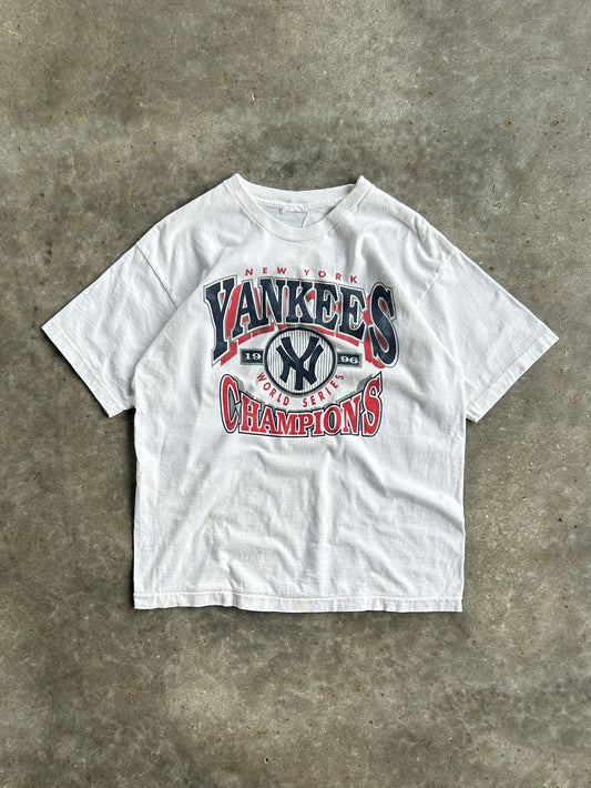 Vintage New York Yankees World Series Champions Tee - XL