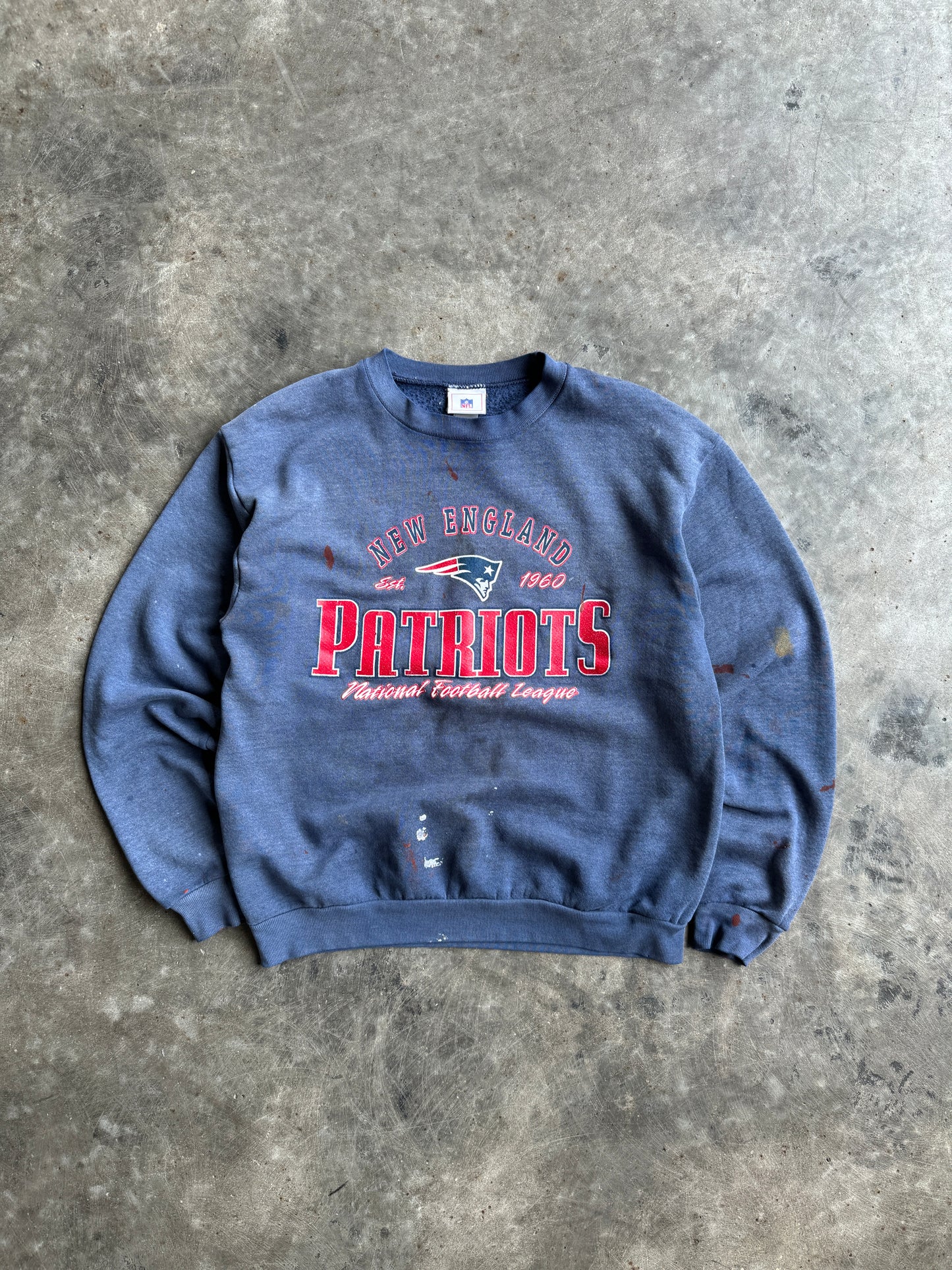 Vintage New England Patriots NFL Crew - L