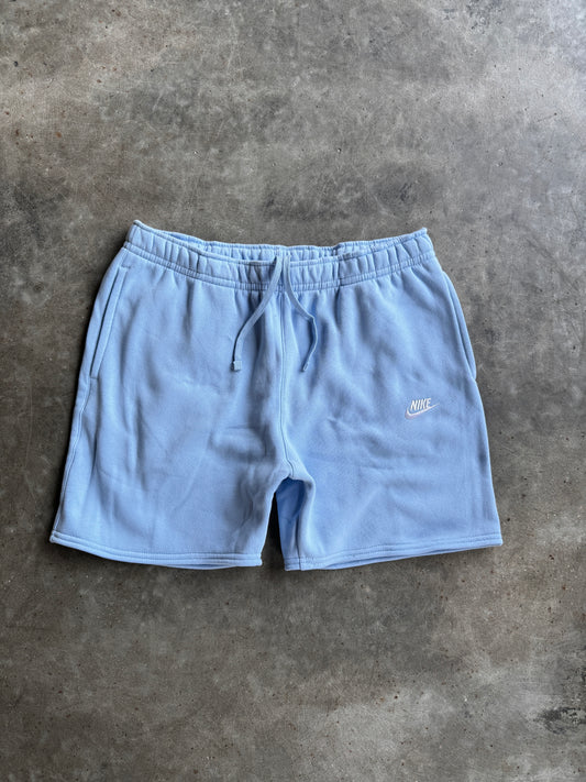 Reworked Light Blue Nike Shorts - XL