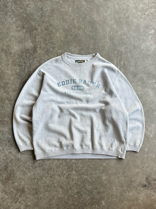 Vintage Gray Eddie Bauer Crew - XL