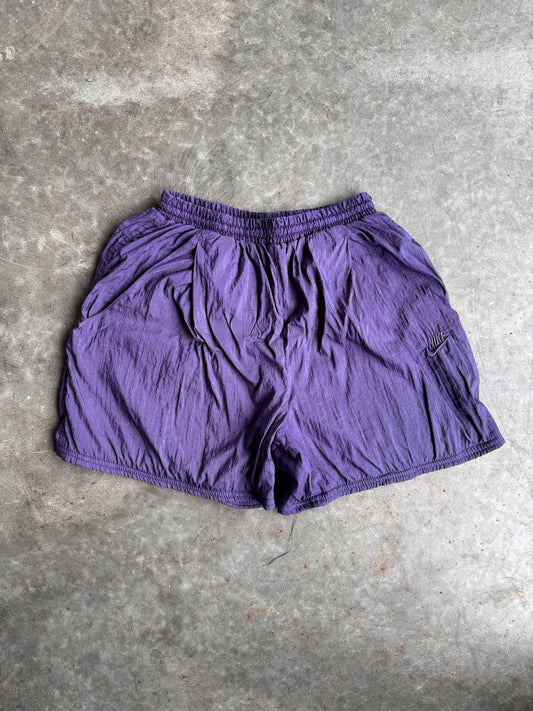 Vintage Reworked Purple Nike Shorts - L