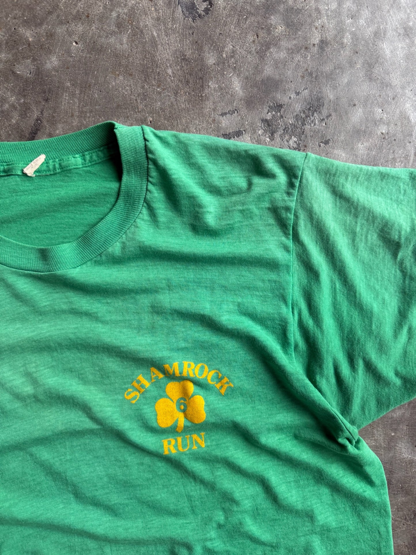 Vintage Green Michelob Light Shamrock Run Shirt - XL