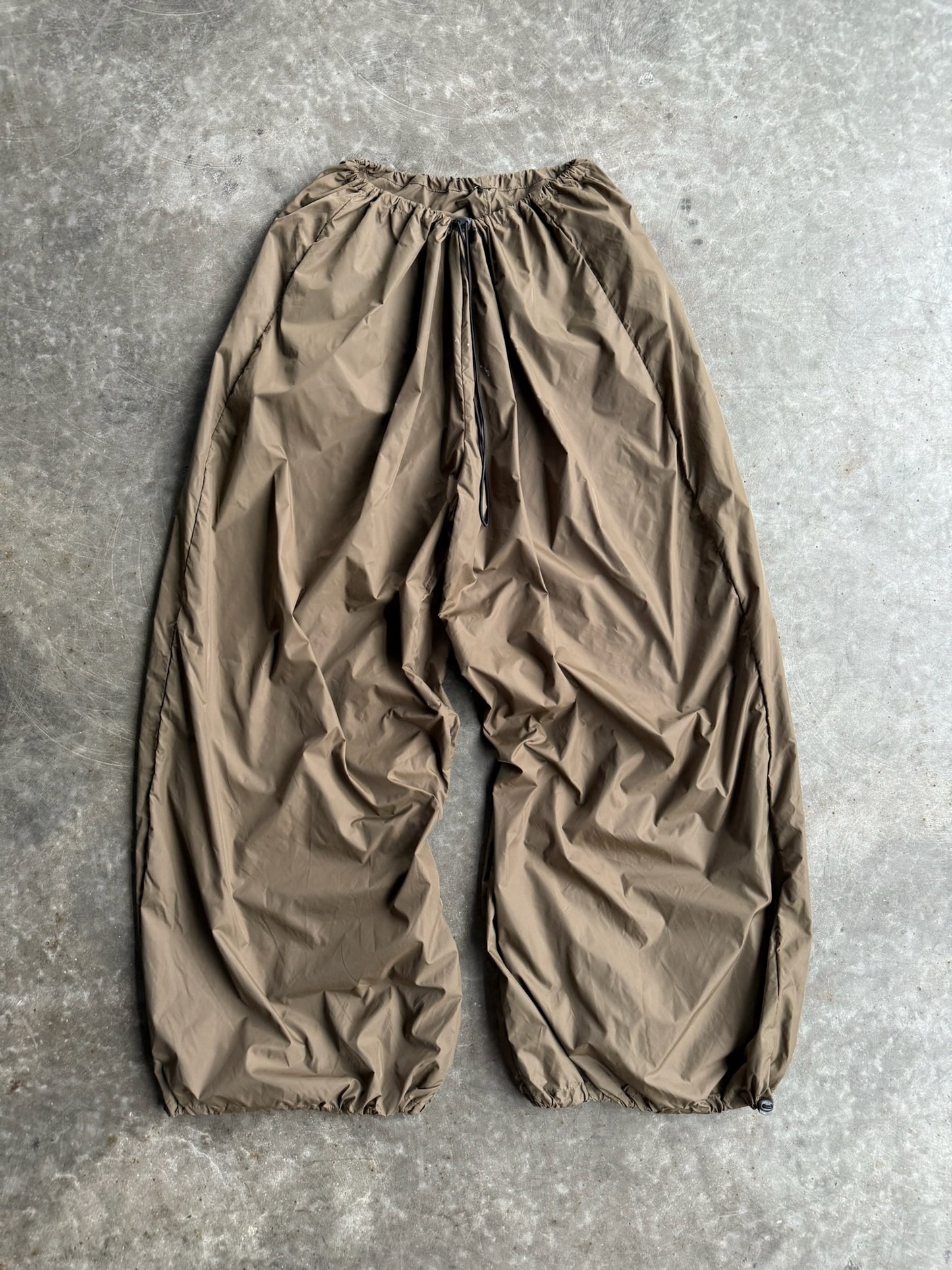 Vintage Light Brown Parachute Pants - 26