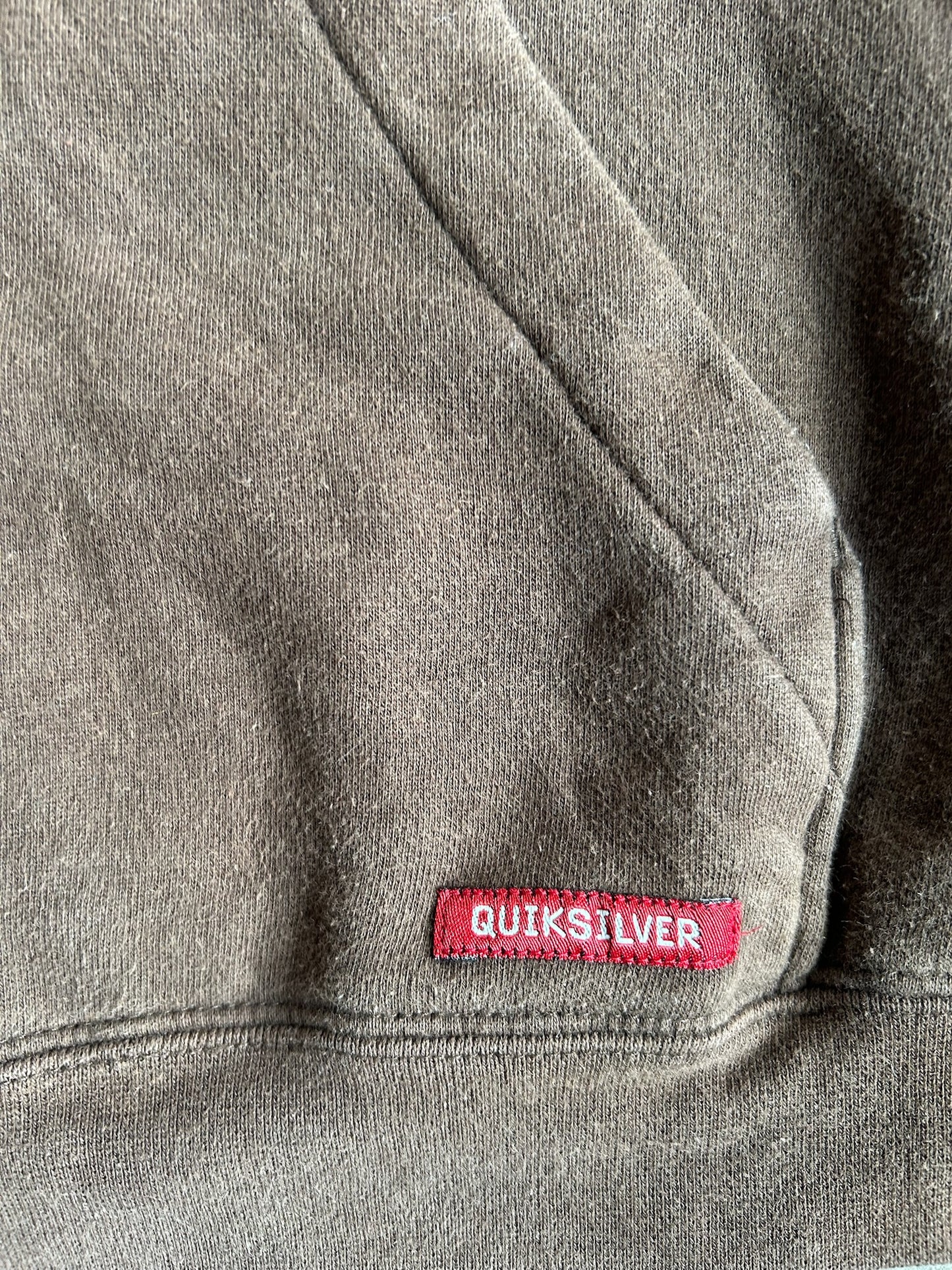 Vintage Brown Quiksilver Hoodie - L