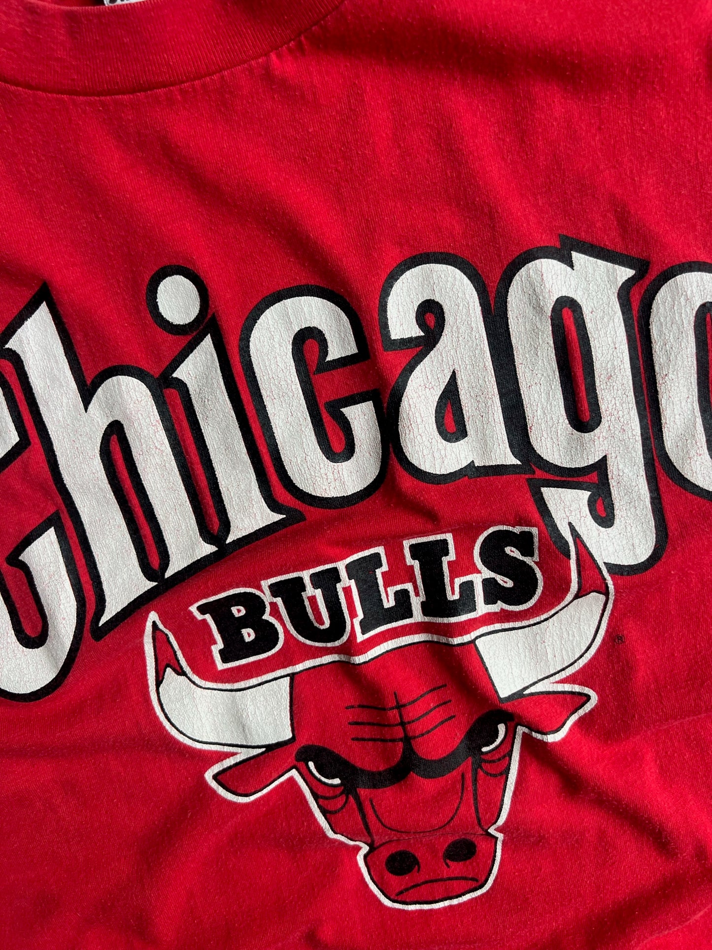 Vintage Red Chicago Bulls Shirt - XL