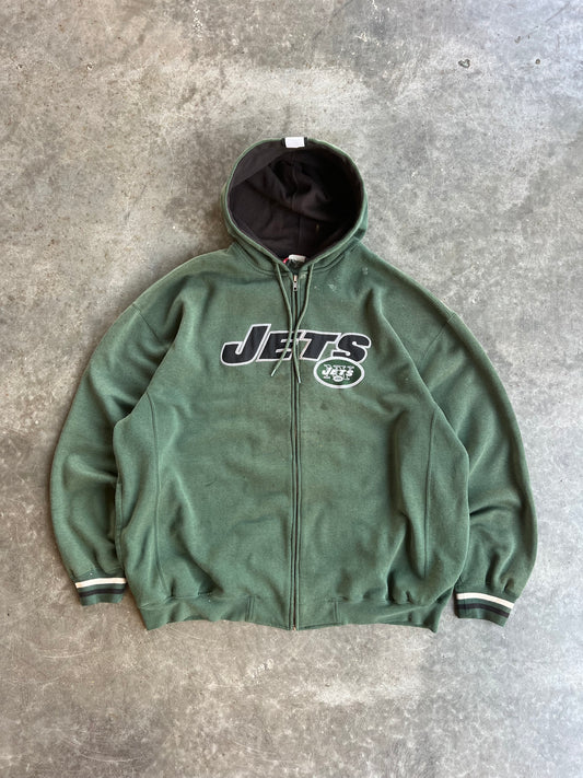 Vintage New York Jets Zip-Up - XL