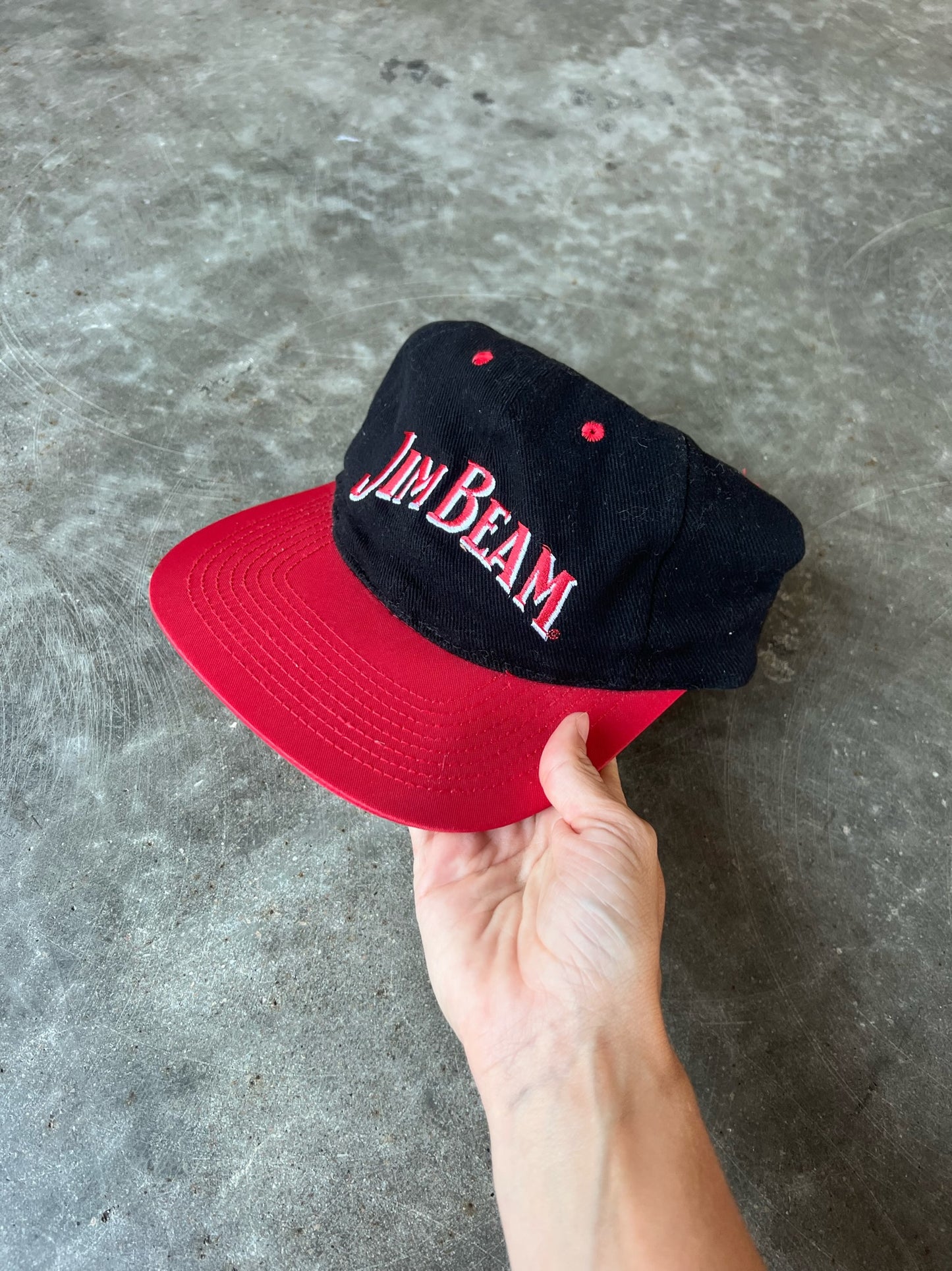 Vintage Jim Beam Snapback Hat