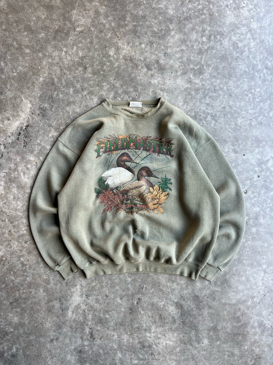 Vintage Faded Green FieldMaster Crew - XL