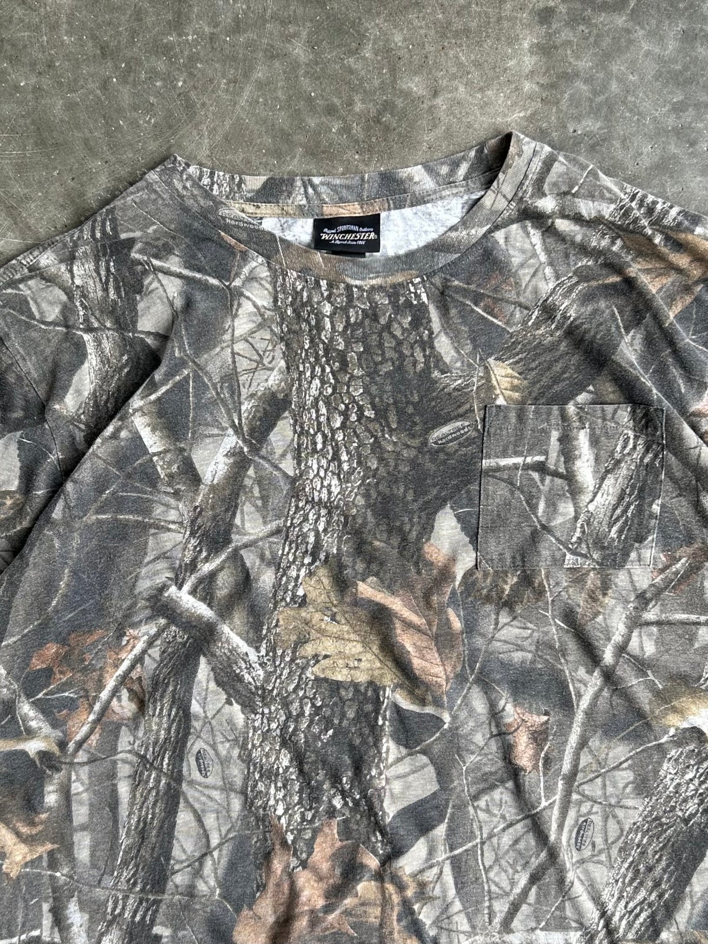 Vintage Winchester Realtree Camo Long Sleeve Tee - XXL