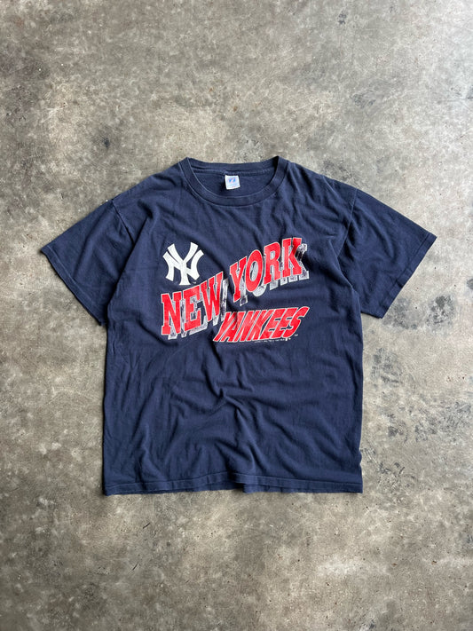 Vintage Navy New York Yankees Shirt - L