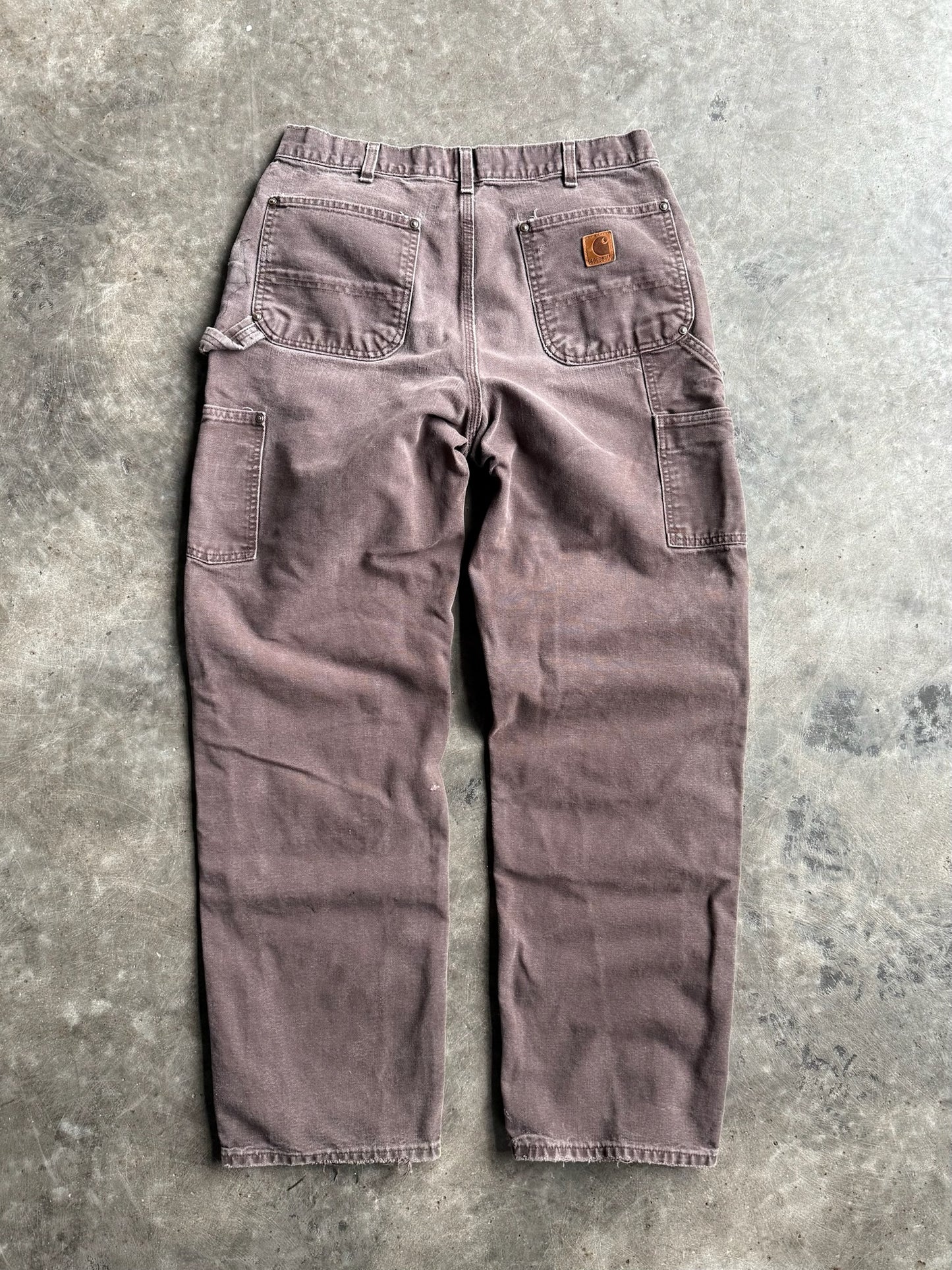 Vintage Brown Carhartt Double Knee Pants - 30