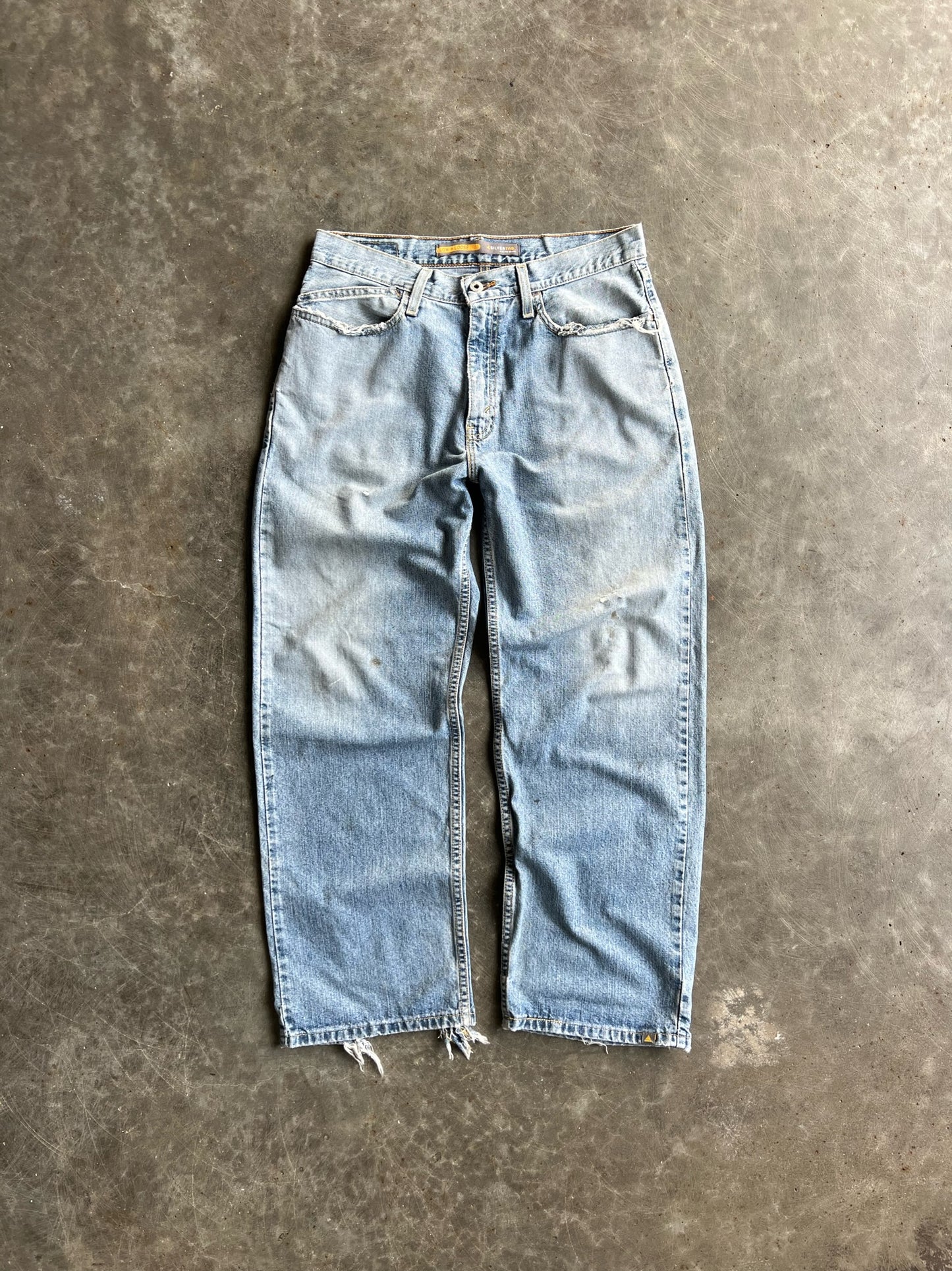 Vintage Light Wash Levi's Silvertab Pants - 34