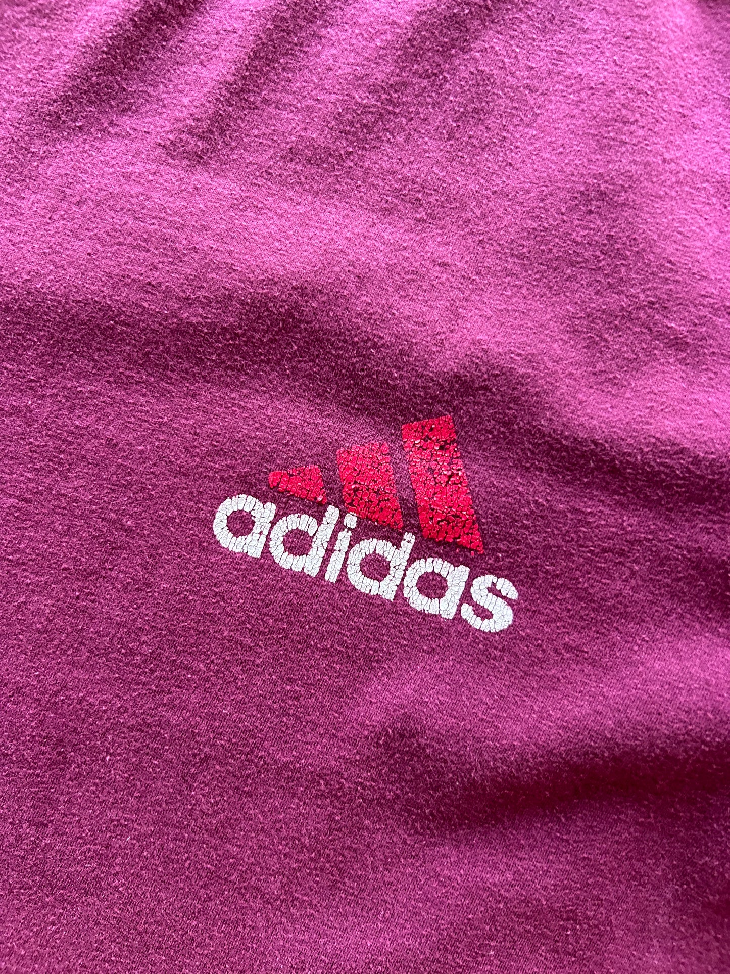 Vintage Red Adidas Shirt - M